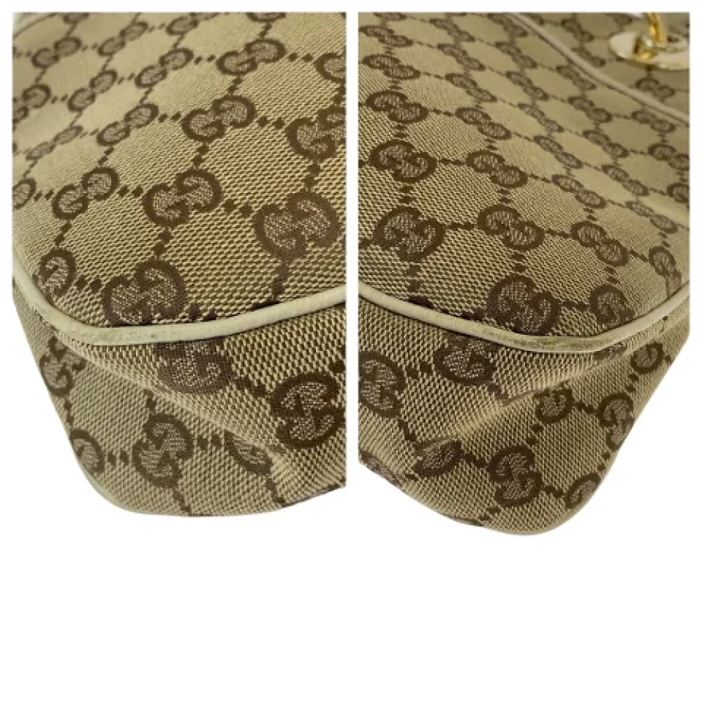 Gucci Vintage Pre-owned Canvas totes Beige Dames