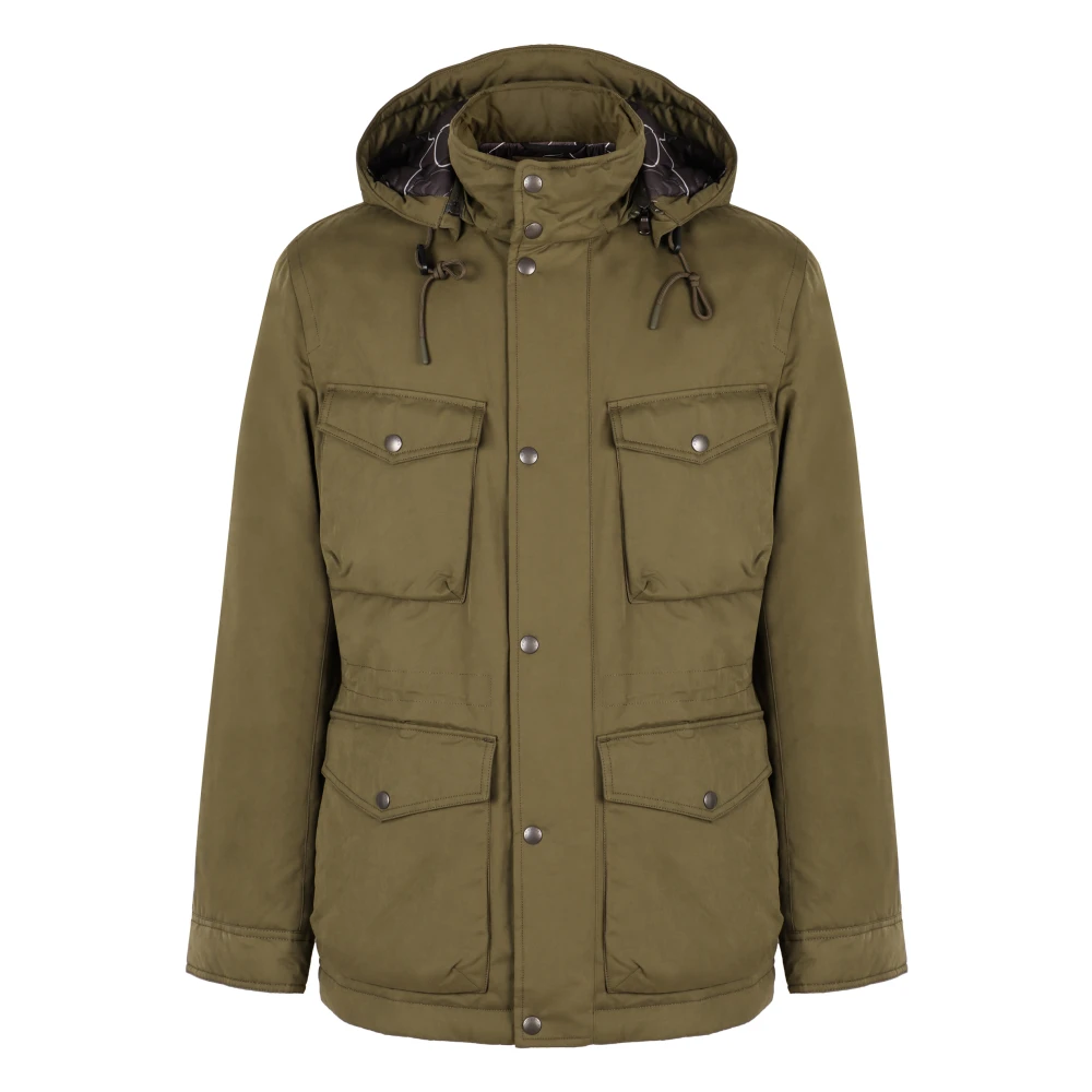 Woolrich Groene Parka Jas voor Mannen Green Heren