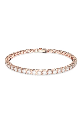 Tennisarmband med klara kristaller