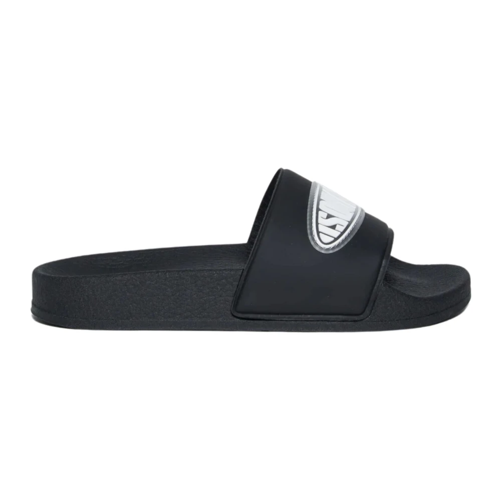 Dsquared2 Svarta barn slides sandaler Black, Pojke