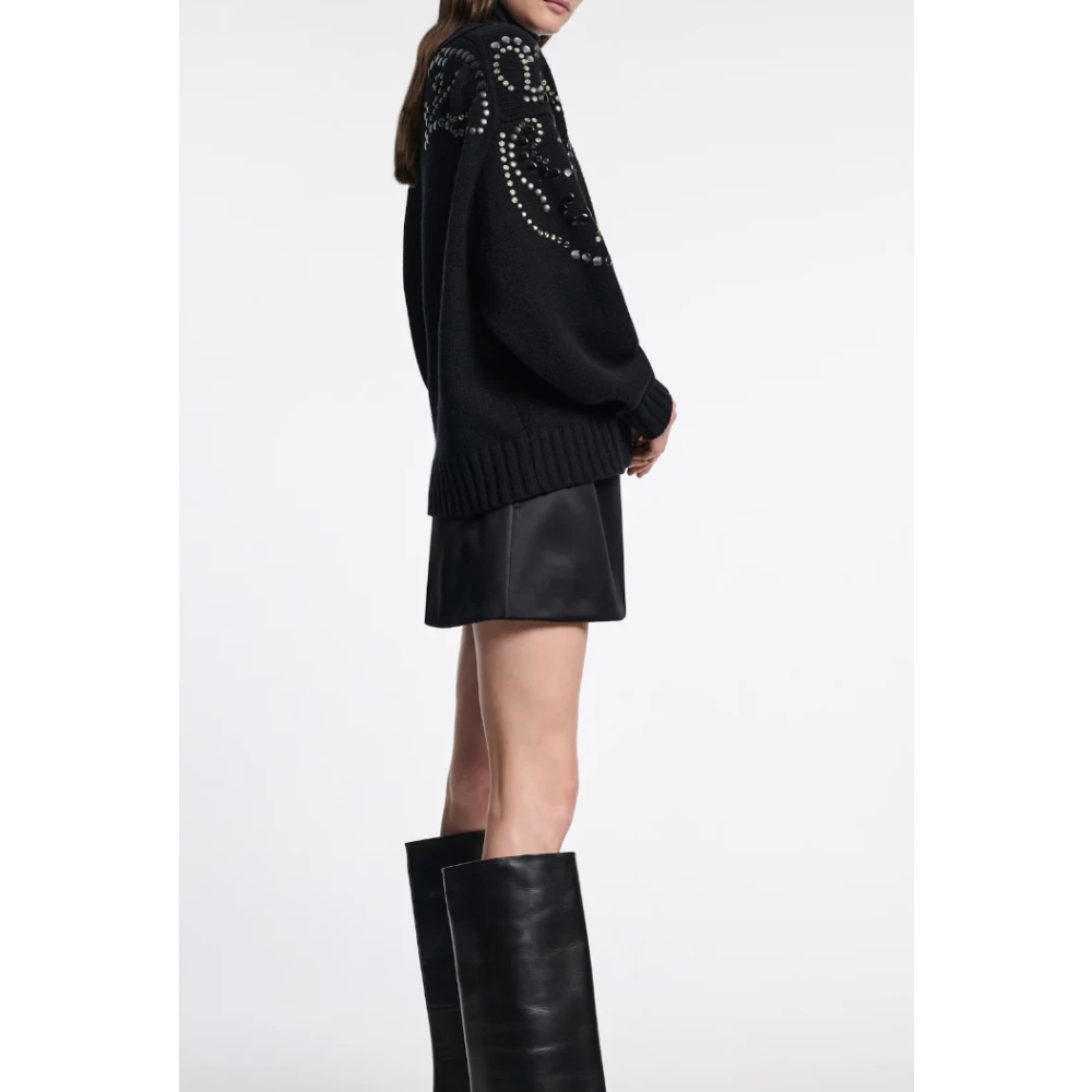 dorothee schumacher Versierde V-hals Cardigan Black Dames