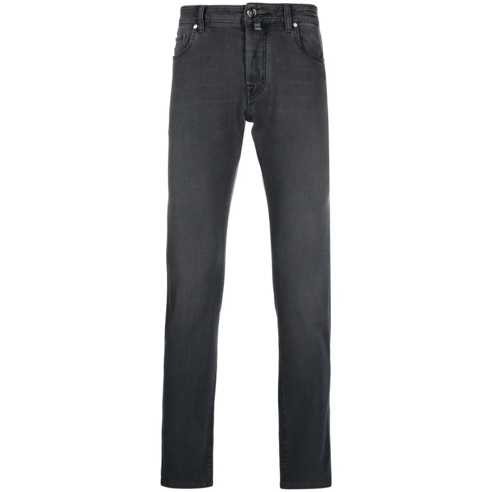 Jacob Cohën Modal Cotton Blend Bard Jeans - Male - Slim Fit Jeans - Gray - W36 - Jeans