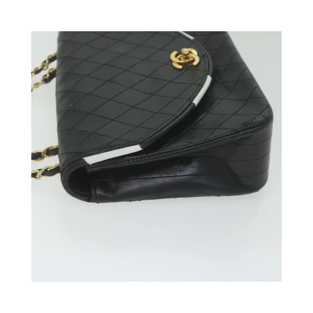 Chanel Vintage Pre-owned Leather shoulder-bags Black Dames
