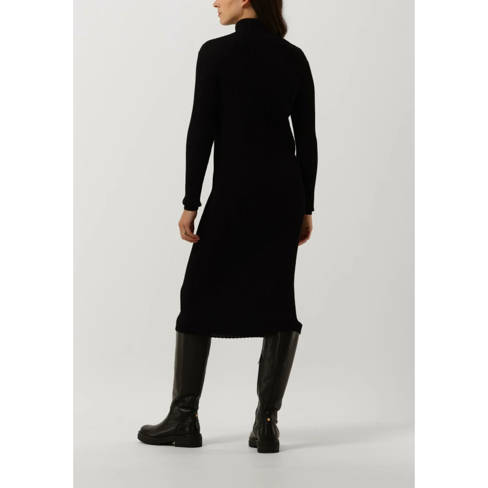 Tiger Of Sweden Zwarte Midi Jurk Vales Black Dames