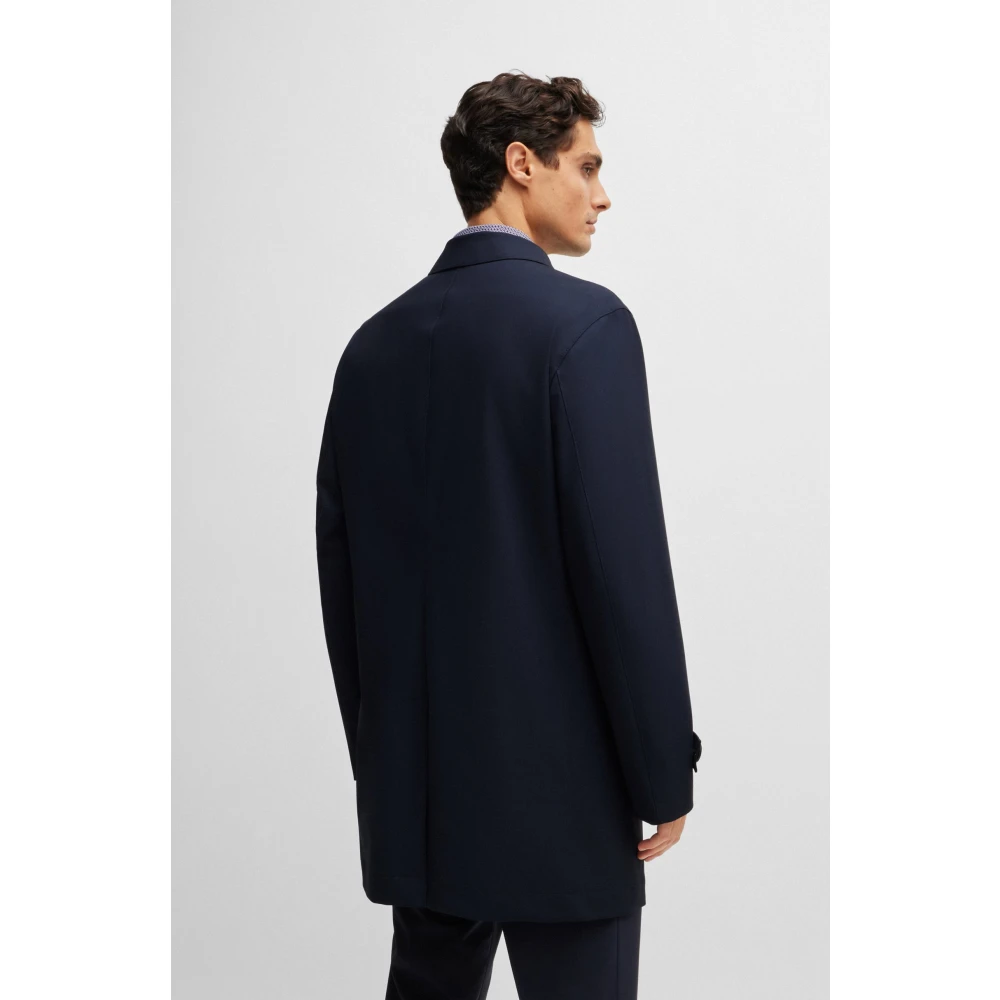 Hugo Boss Stijlvolle Jas Blue Heren