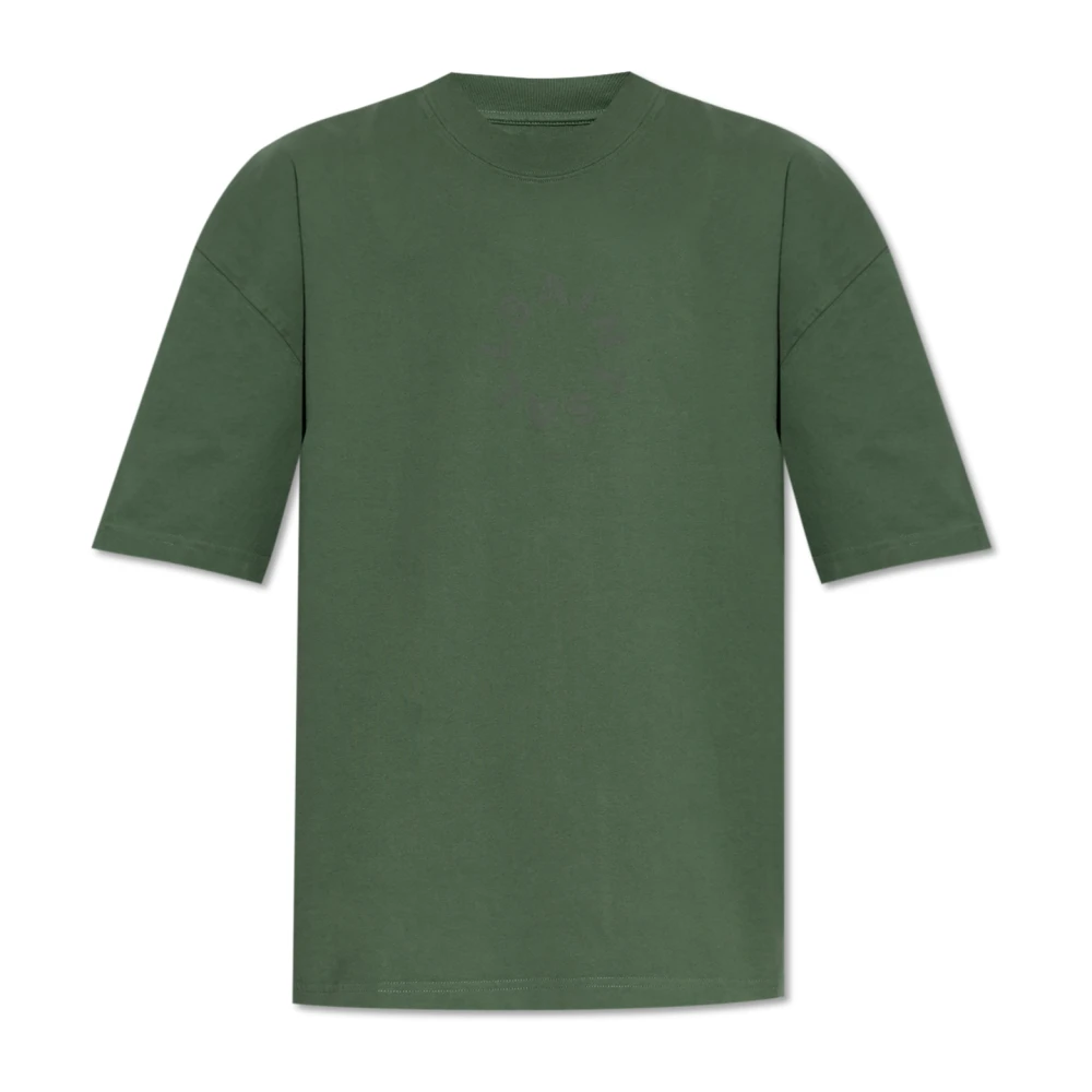 AllSaints Tierra Oversized T-Shirt Green Heren