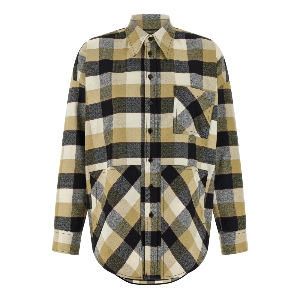 Missoni Women's Multicolor Shirts, 2XS, Oversized Check Shirt