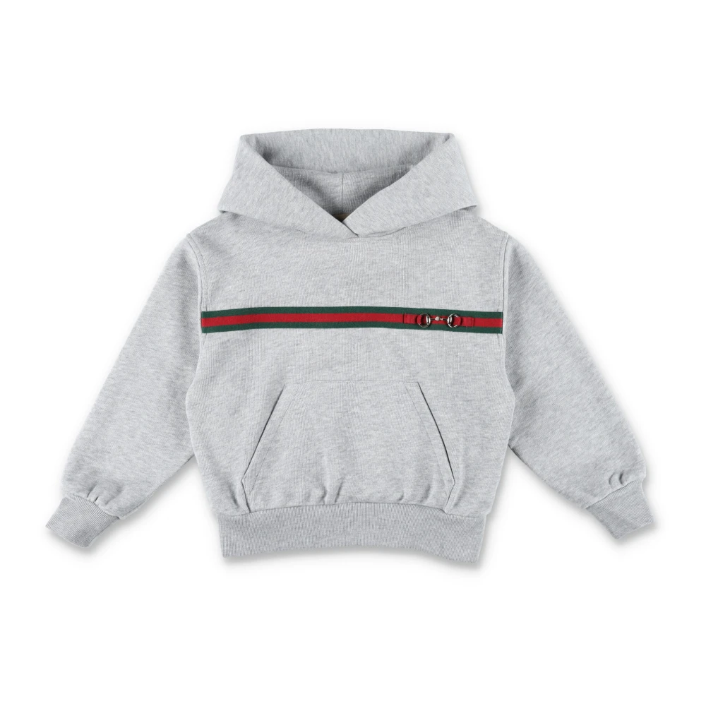 Gucci Stickad Hoodie Grå Gray, Flicka