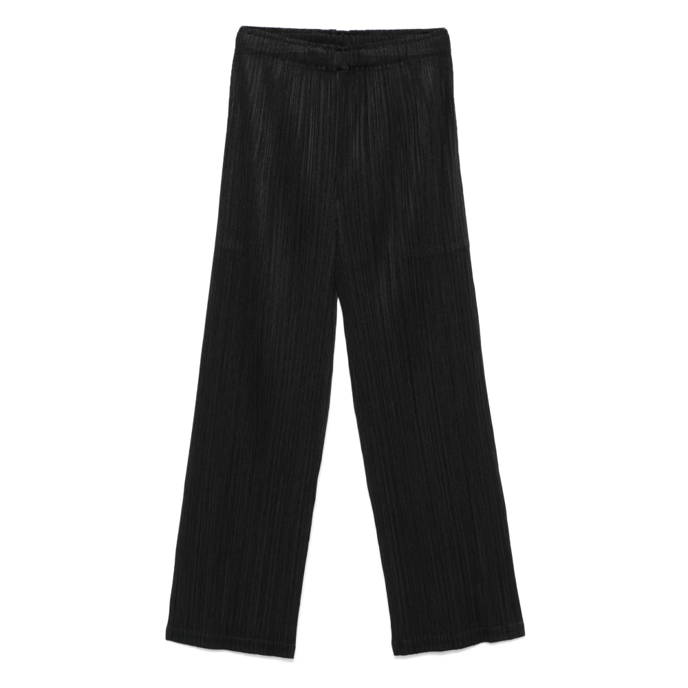 Issey Miyake Stijlvolle broeken voor mannen Black Dames