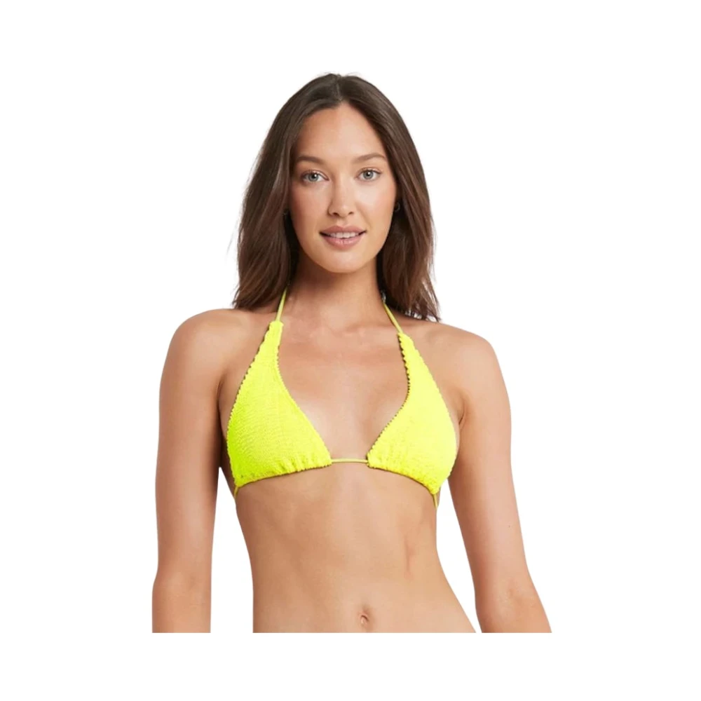 Bond-Eye Gul Bikini Topp Sophie Yellow, Dam