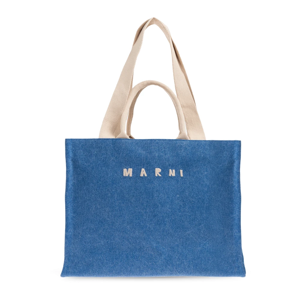 Marni - Bags > Tote Bags - Blue - Marni - Modalova