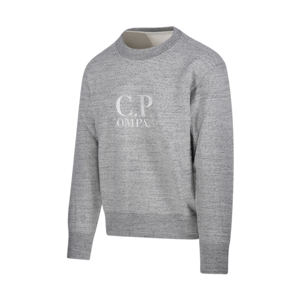 C.P. Company Grijze Crew Neck Sweatshirt Gray Heren