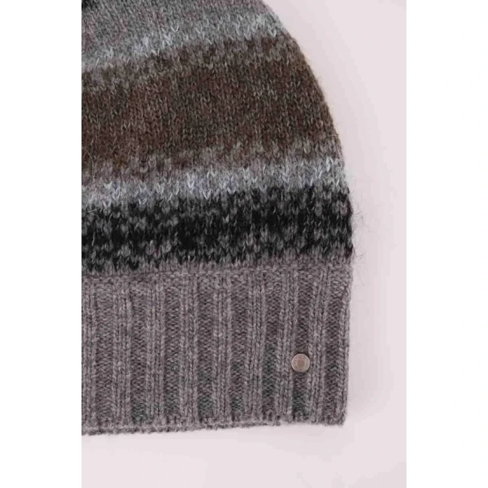 Hermès Vintage Pre-owned Wool hats Gray Dames