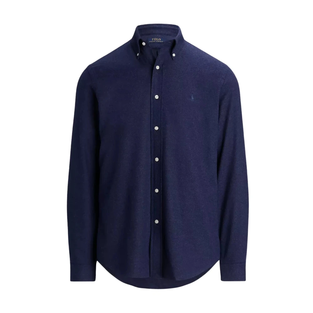 Ralph Lauren Marineblauwe Polo Pony Button-up Overhemd Blue Heren