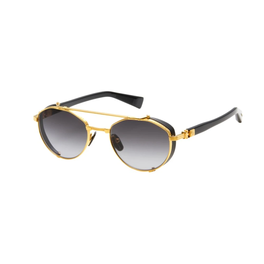 Balmain Unisex Black Brigade Iv - Sunglasses - 52 Mm - Accessories