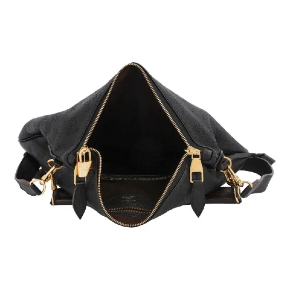 Louis Vuitton Vintage Pre-owned Leather crossbody-bags Black Dames