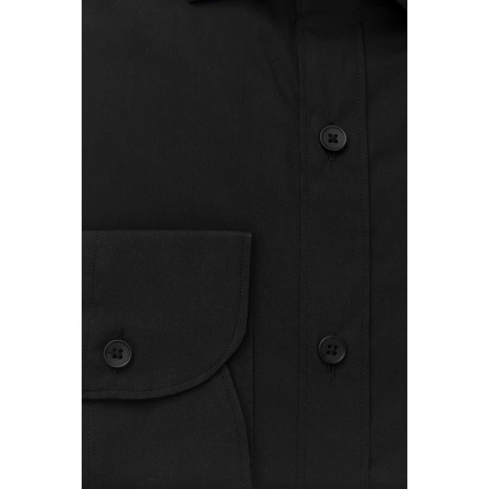 Bagutta Slim Fit Franse Kraag Overhemd Black Heren