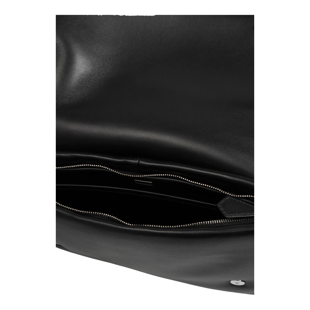 Dolce & Gabbana Leren schoudertas Black Heren