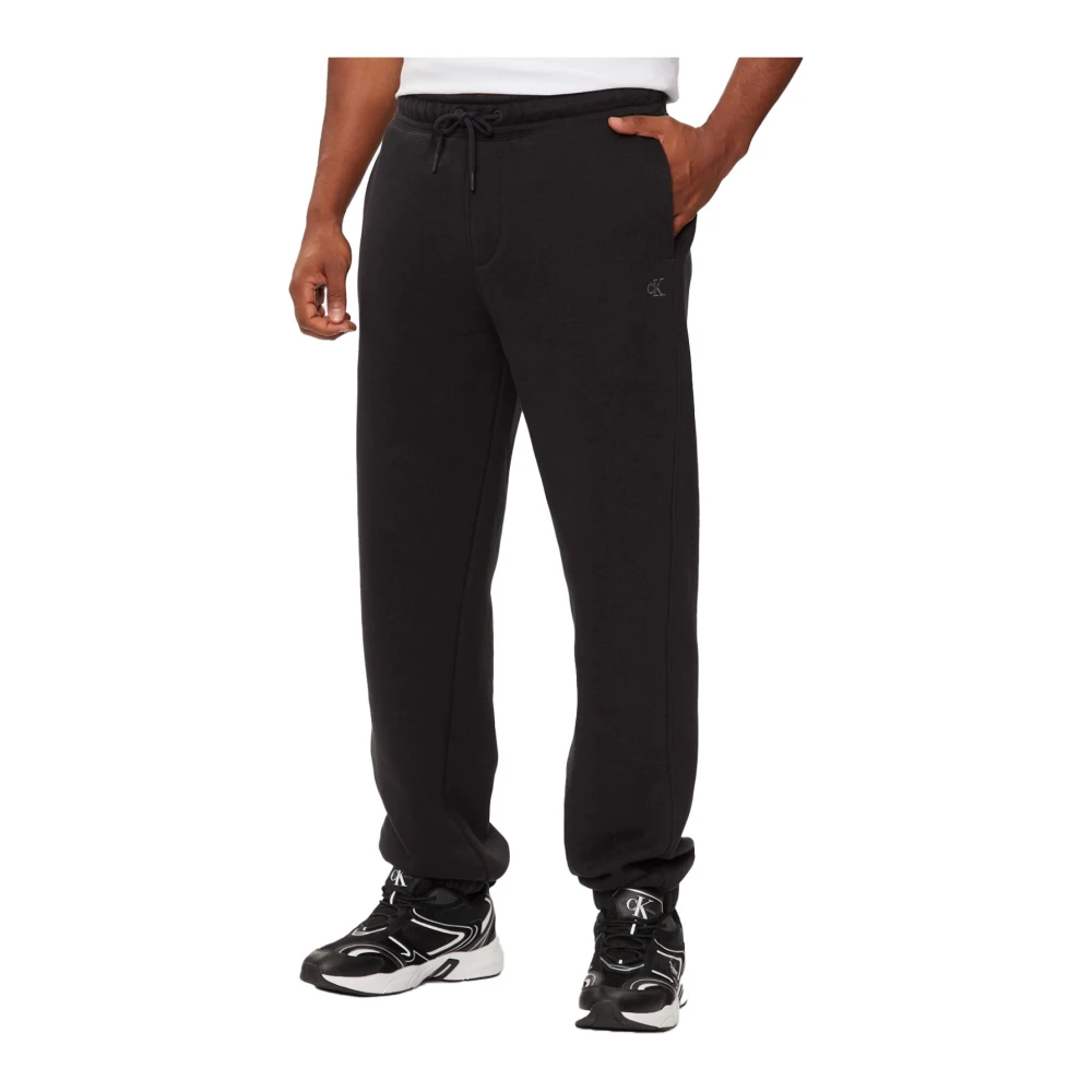 Calvin Klein Joggingbroek Zwart Geborduurd Logo Black Heren