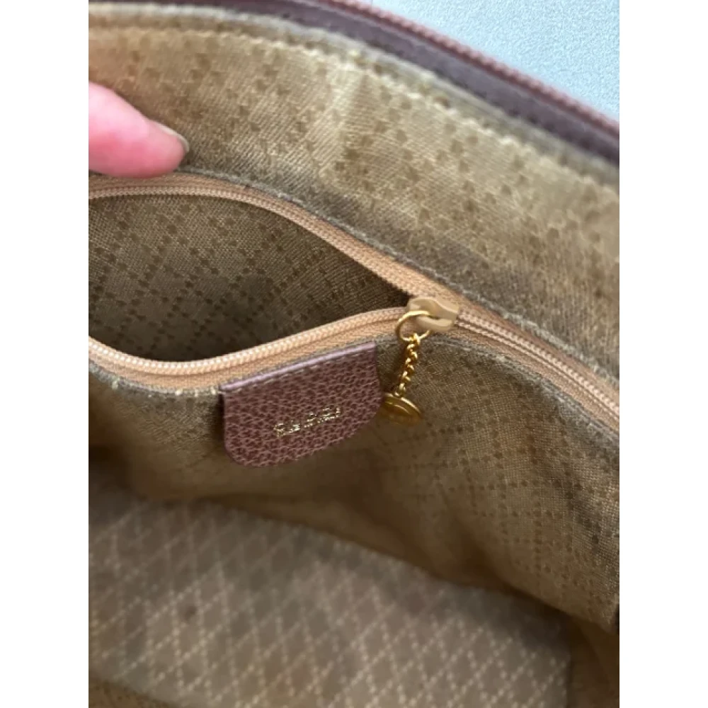 Gucci Vintage Pre-owned Leather gucci-bags Brown Dames