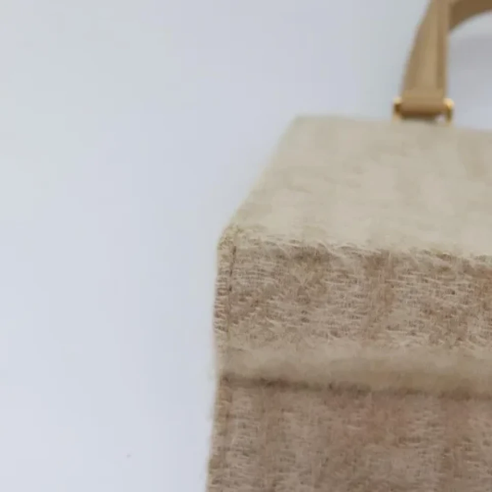 Fendi Vintage Pre-owned Canvas fendi-bags Beige Dames