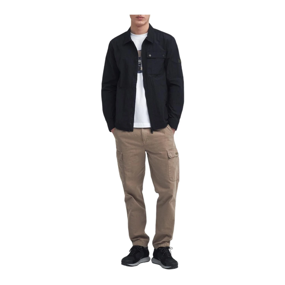 Barbour International Inline Overshirt Zwart Black Heren
