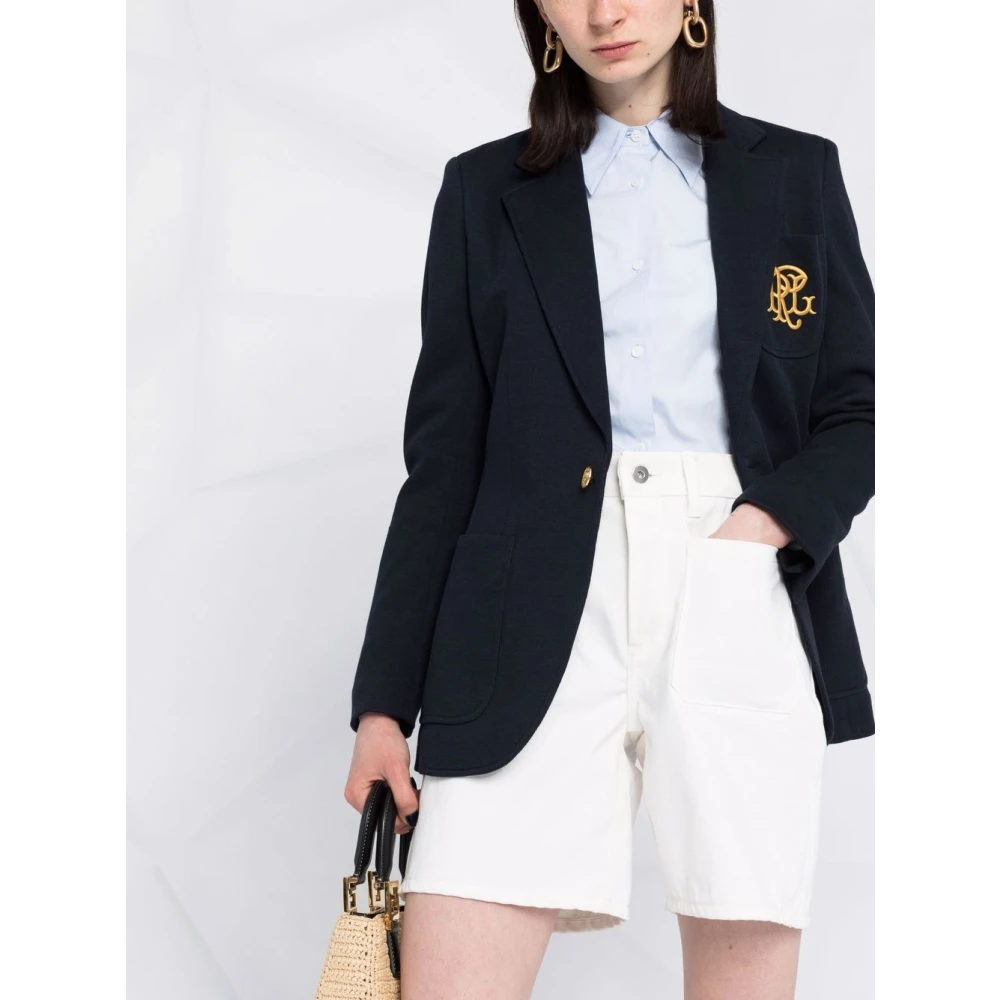 Polo Ralph Lauren Navy Park Avenue Blazer Blue Dames