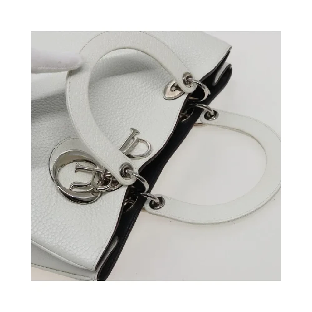 Dior Vintage Pre-owned Leather dior-bags White Dames