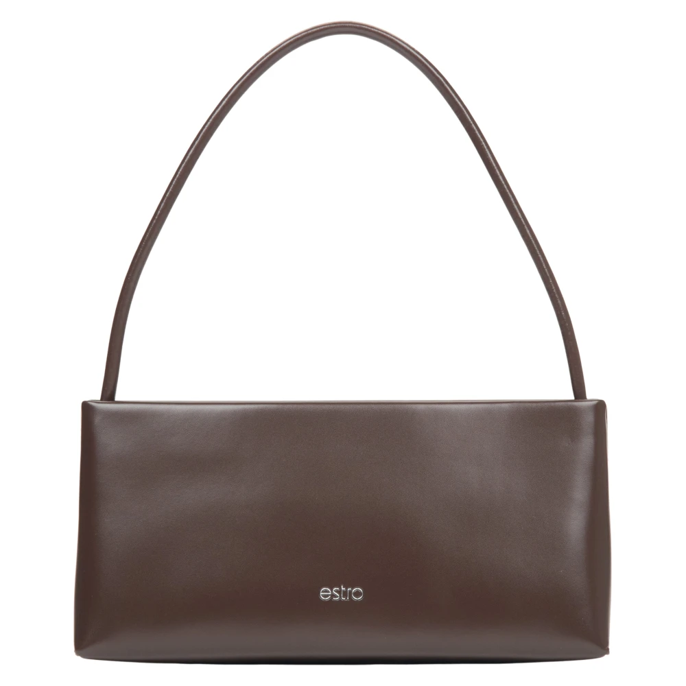 Estro Women's Brown Shoulder Bags, One Size, Leather Shoulder Bag