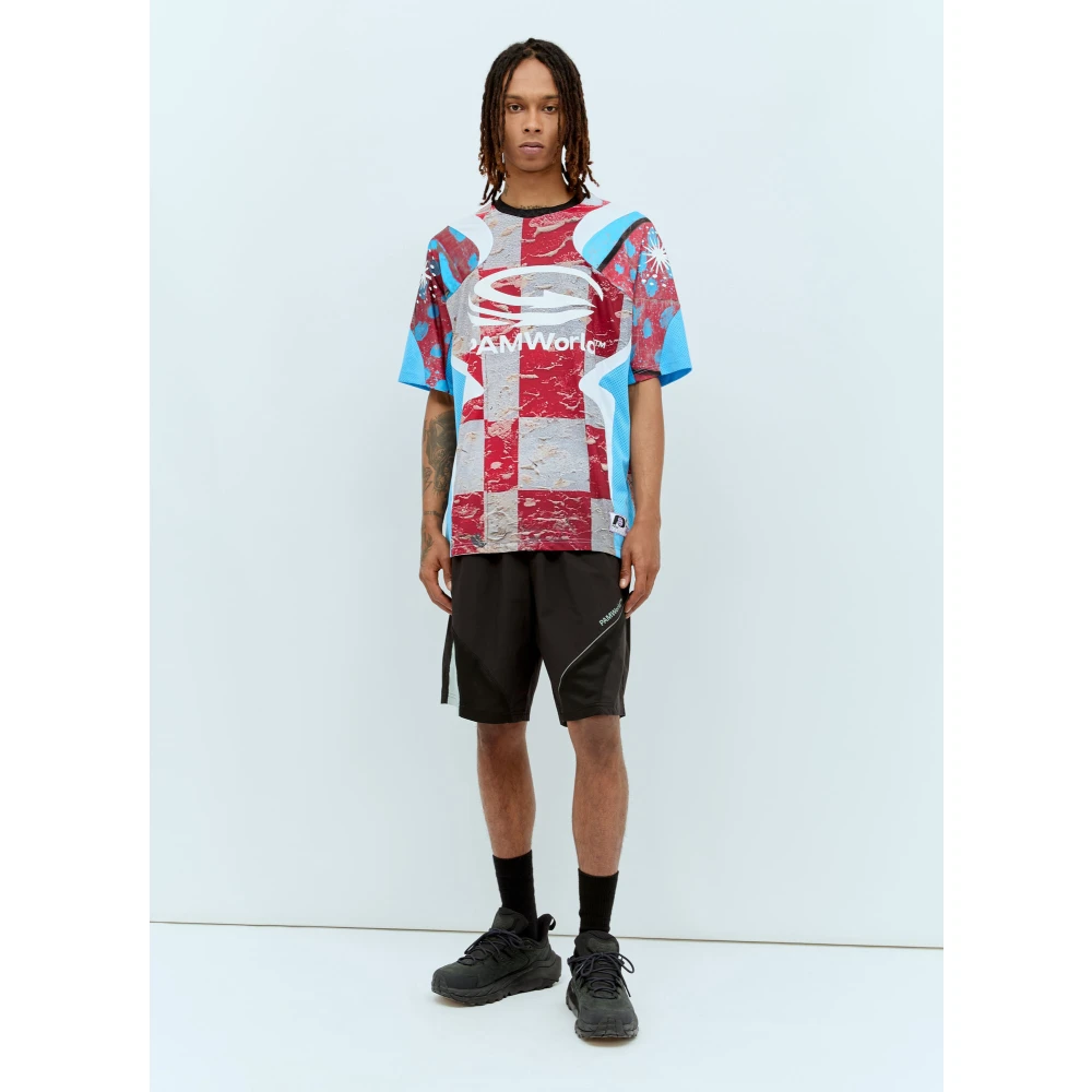 P.a.m. Grafische Print Voetbalshirt Multicolor Heren