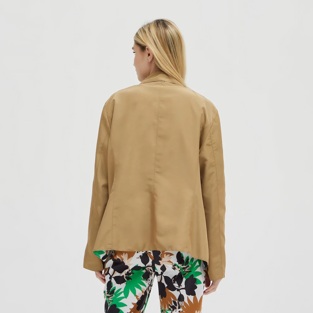 Giorgio Grati Omkeerbare Jungle Glamour Jas Brown Dames