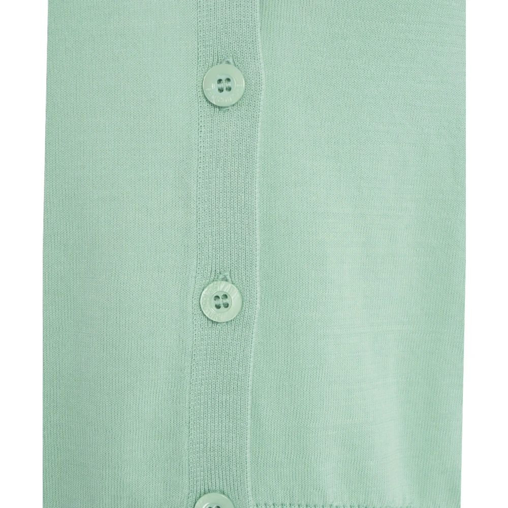 Semicouture Chique Groene V-Hals Vest Breisels Green Dames