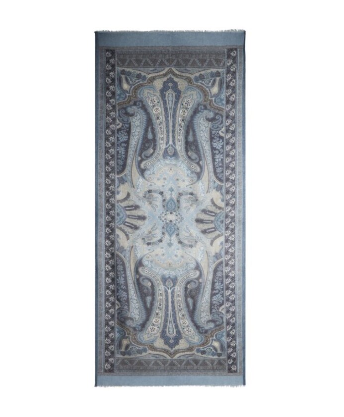 foulard-marin-imprime-style-amibes