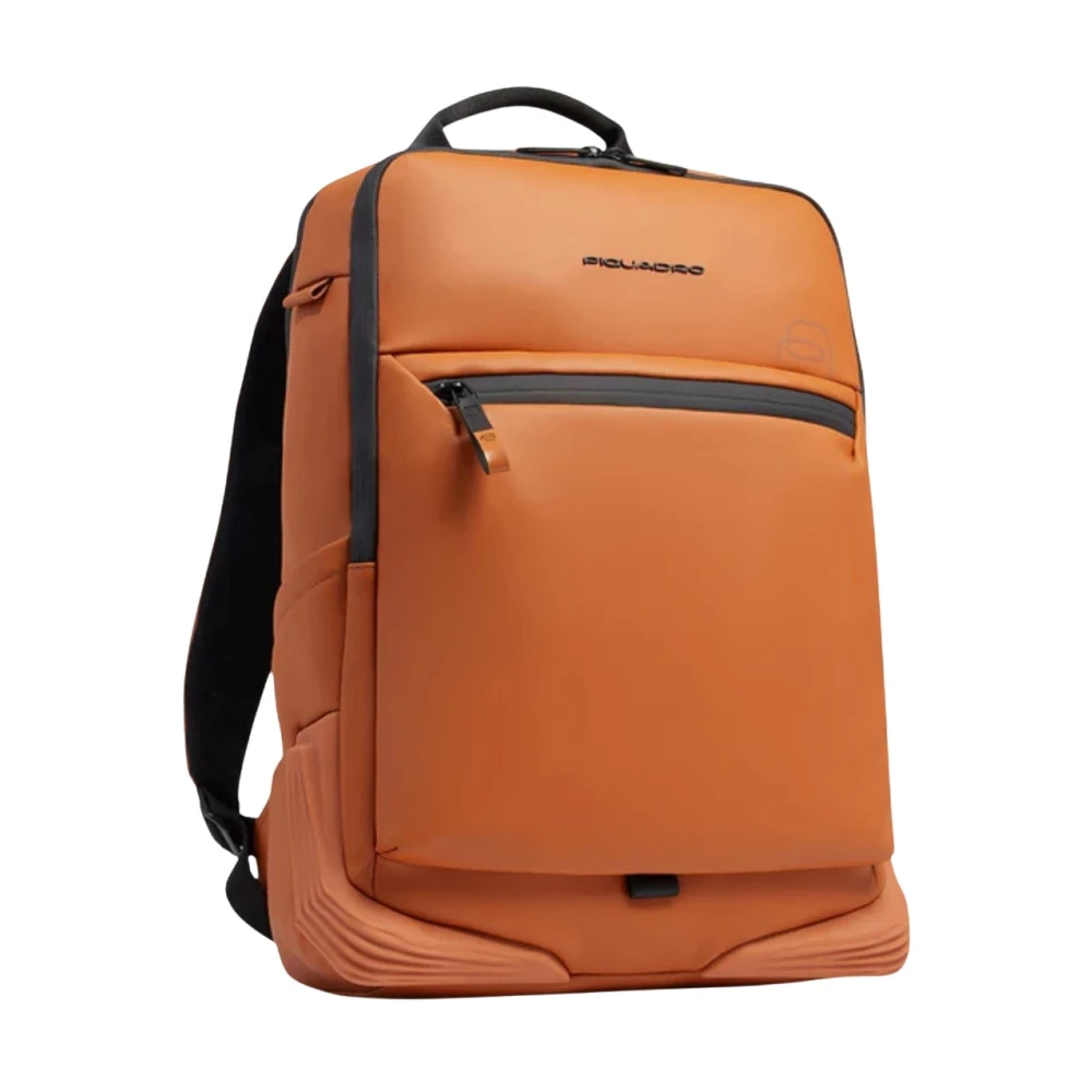 Piquadro Men's Brown Backpacks, One Size, Two-Compartt Laptop And Ipad Backpack