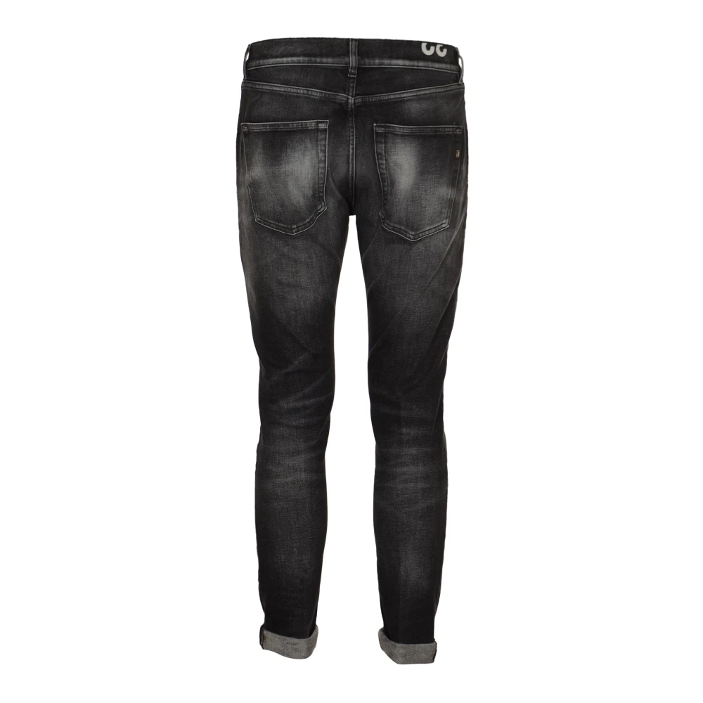 Dondup Zwarte Iconische Jeans Black Heren