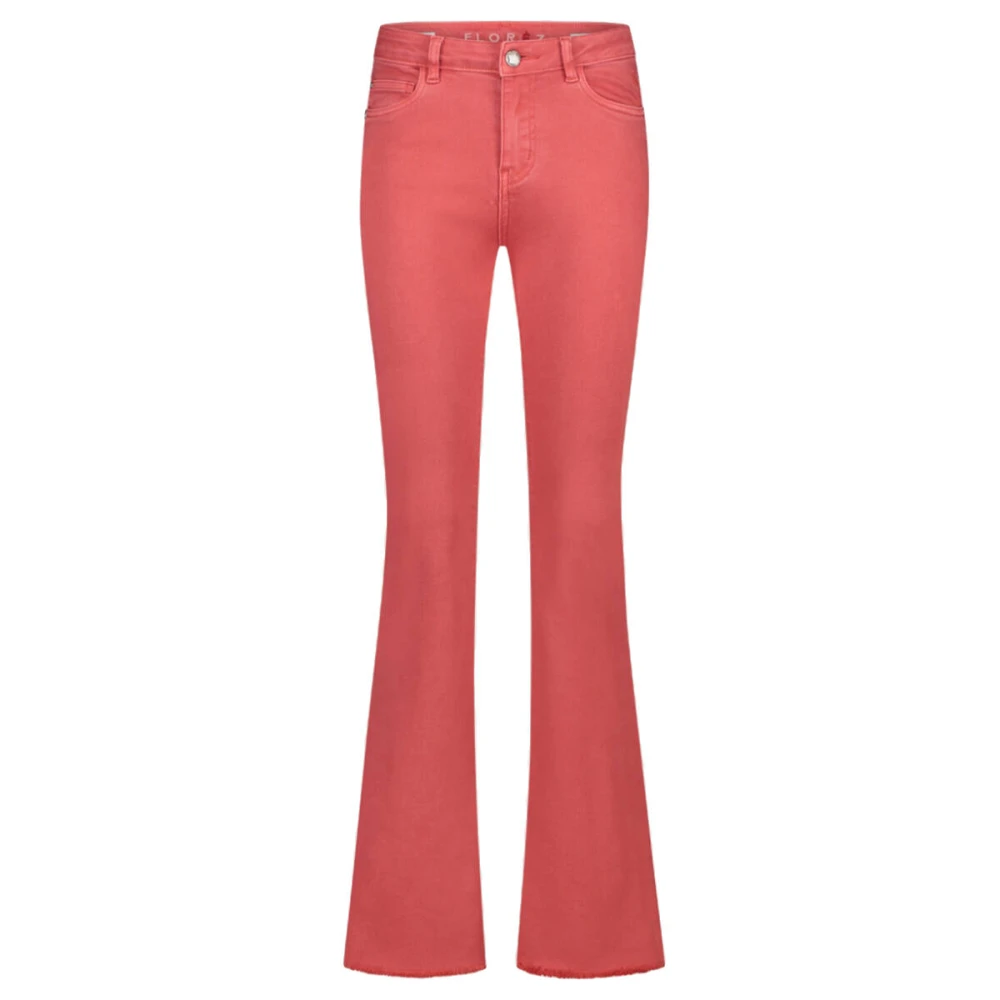 Florez Flared Jeans Red Dames