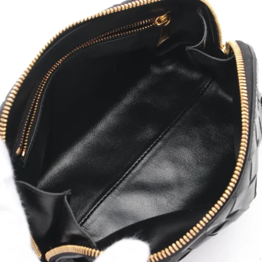 Bottega Veneta Vintage Pre-owned Leather pouches Black Dames
