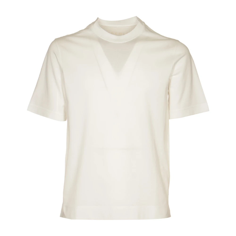 Circolo 1901 Witte Premium Piquet T-shirts en Polos White Heren