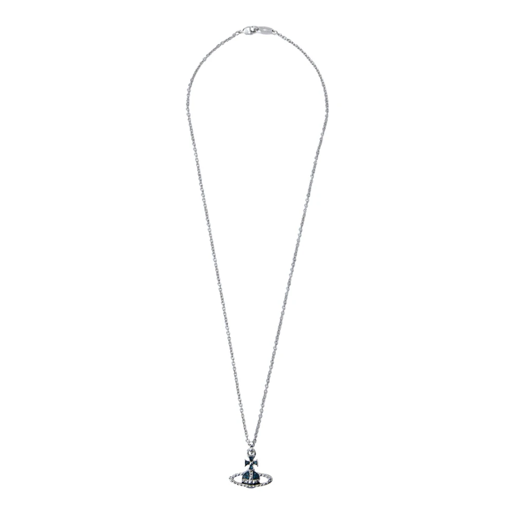 Vivienne Westwood Gray Necklaces, Male, One Size, Mayfair Bas Relief Pendant Necklace