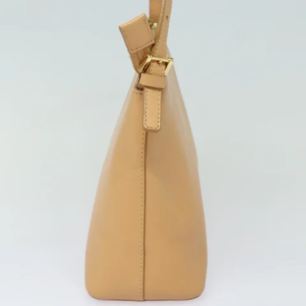 Burberry Vintage Pre-owned Canvas shoulder-bags Beige Dames