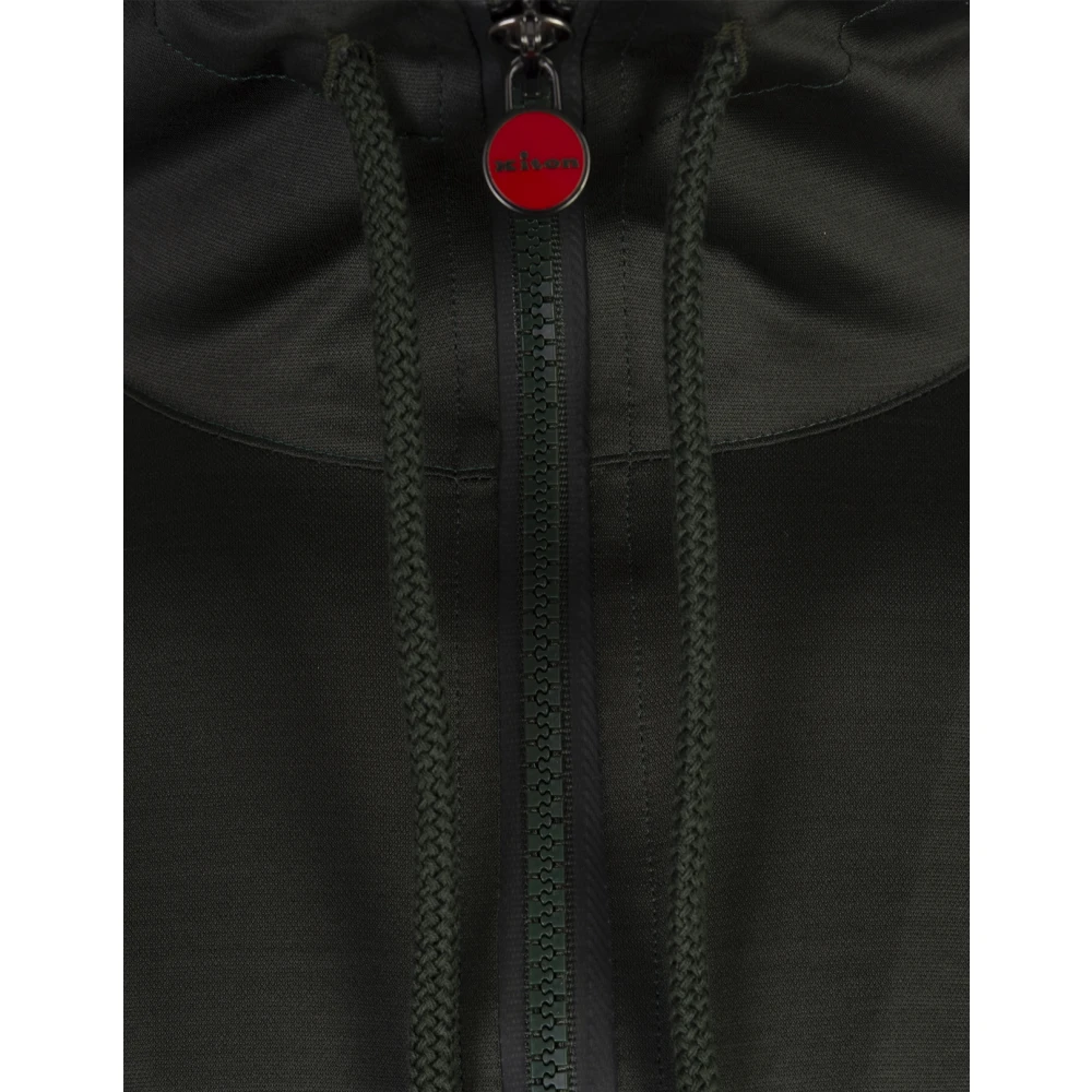 Kiton Groen Katoenen Overhemd Green Heren
