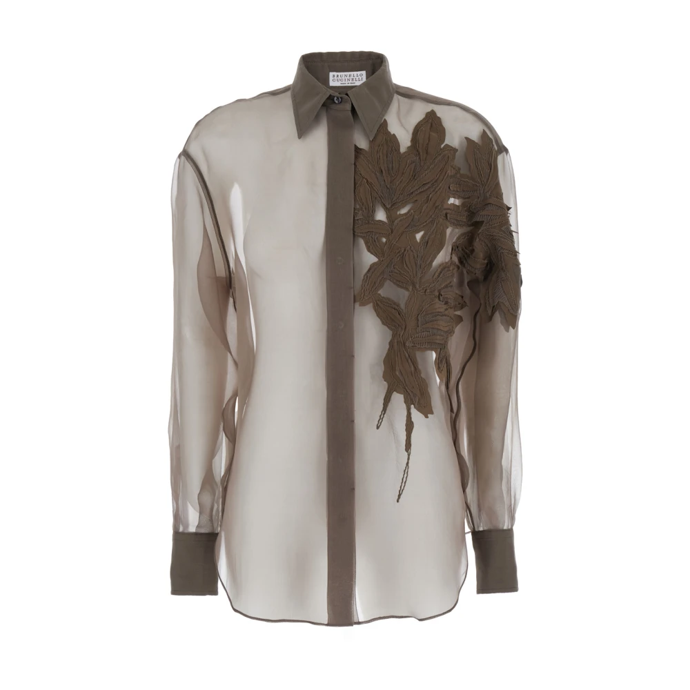 Blouses & Shirts > Shirts - - Brunello Cucinelli - Modalova