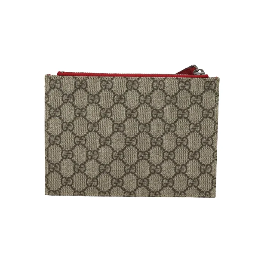Gucci Vintage Pre-owned Plastic gucci-bags Beige Dames