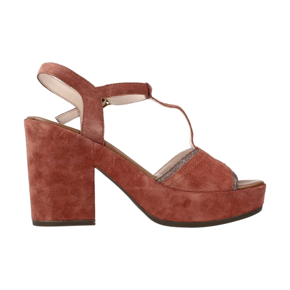 Stonefly Vrouw Bruin Schoenen Dames, 36 Eu, Elegante Hak Sandalen Voor En