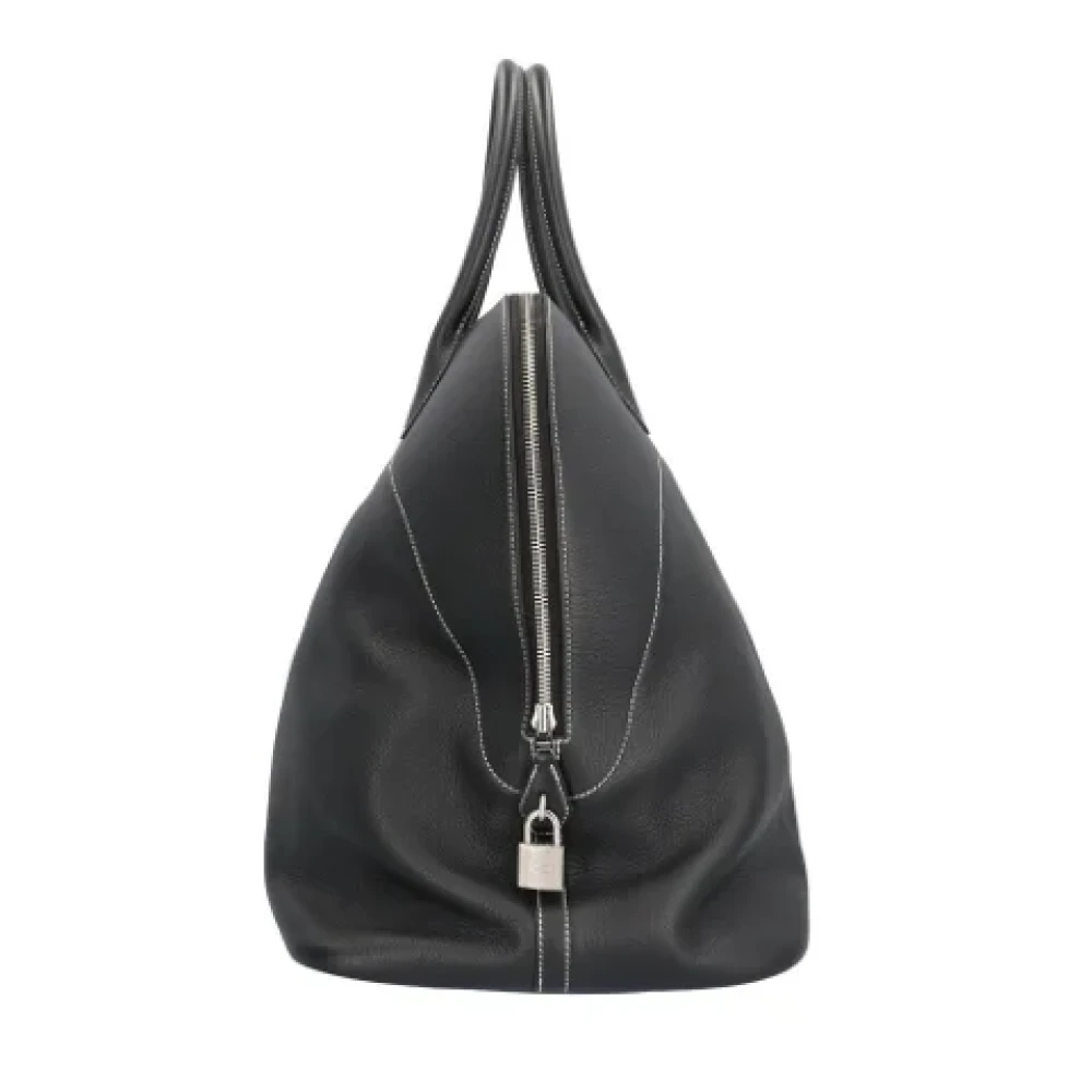 Hermès Vintage Pre-owned Fabric handbags Black Dames