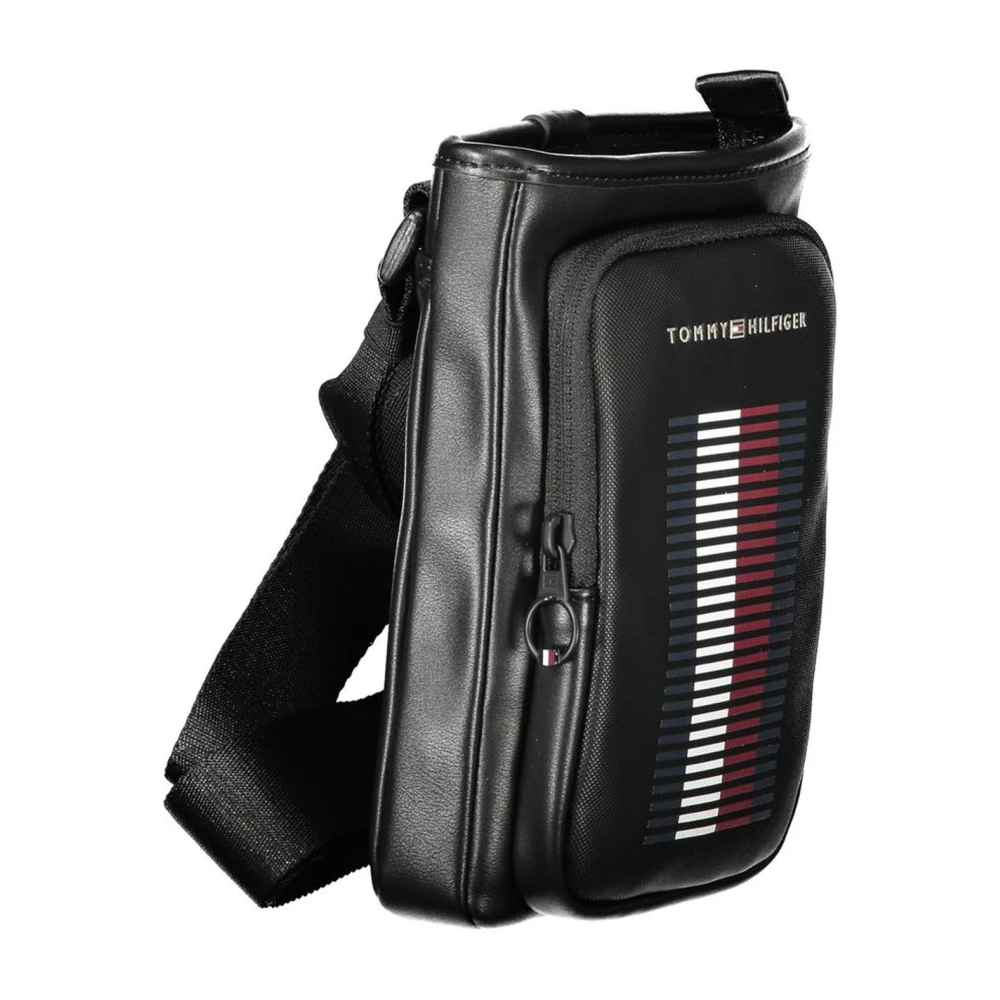 Tommy Hilfiger Zwarte Schoudertas voor Mannen Black Heren