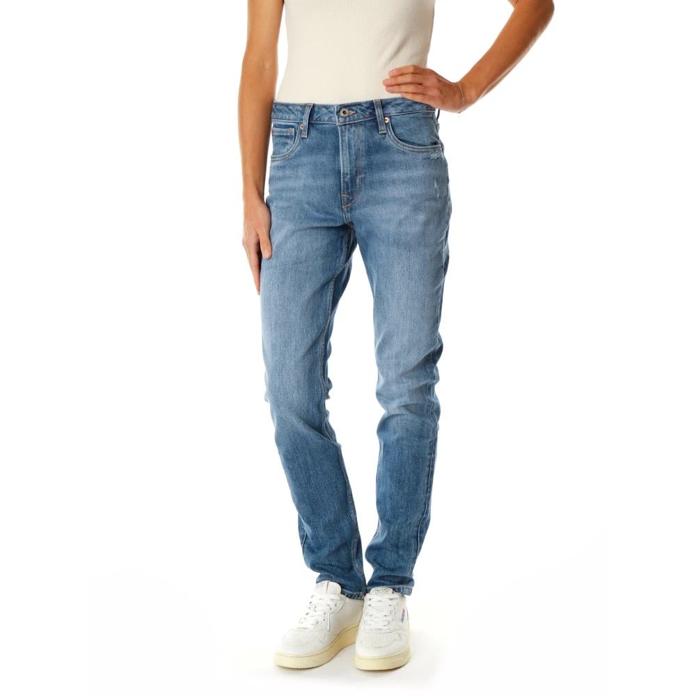 Pepe Jeans Violet Tapered High Waist Jeans Blue, Dam