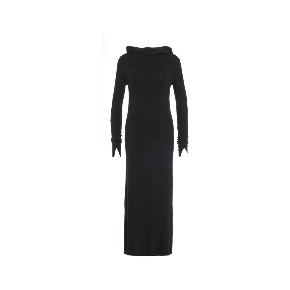 Thom Krom Zwarte Jurk Aw24 Dameskleding Black Dames