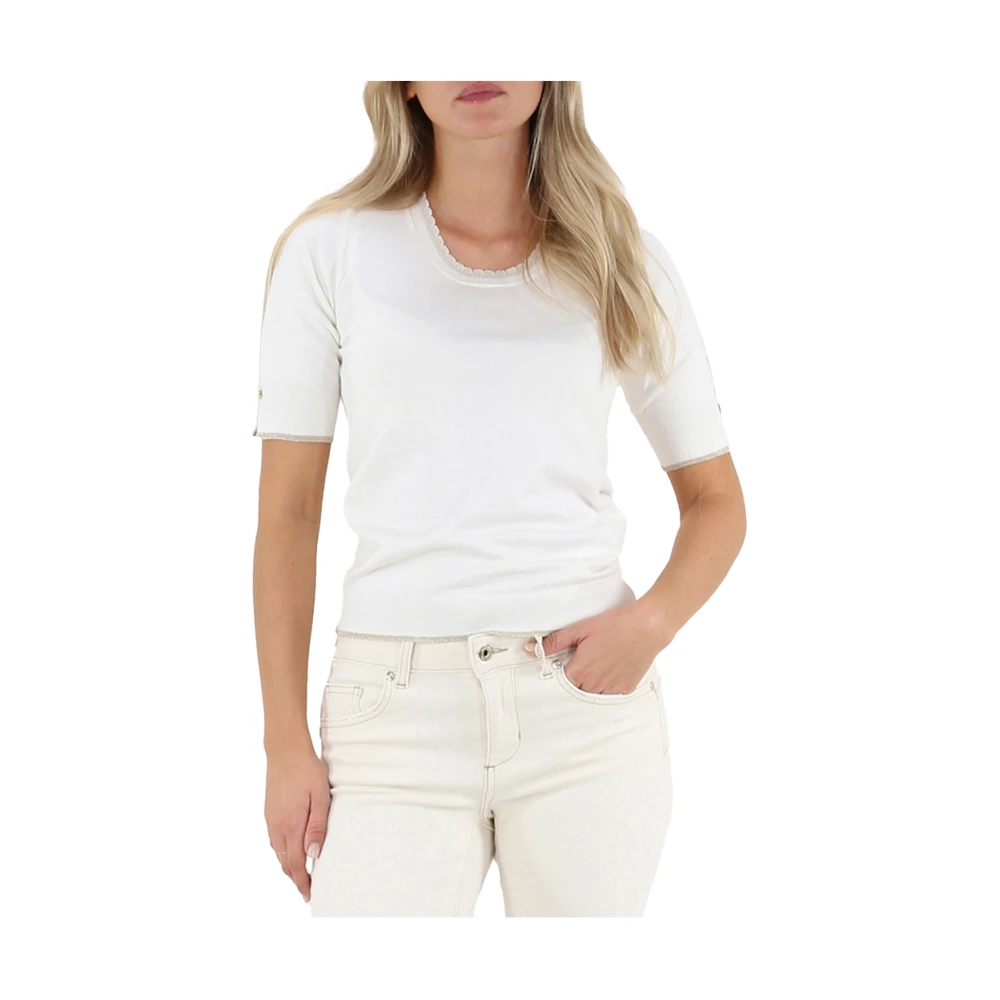 Liu Jo Witte Trui Elegant Veelzijdig Chic White Dames