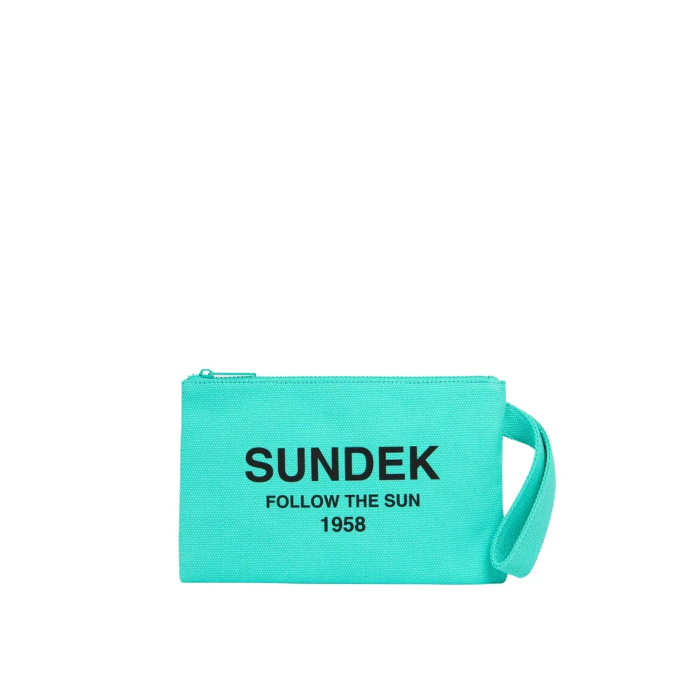 Sundek Minimalist Logo Pouch Green Unisex